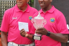 Winner of the Charlie Sifford Memorial Trophy - Keith Salmon (right)