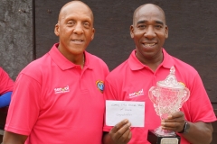 Winner of the Charlie Sifford Memorial Trophy - Keith Salmon (right)