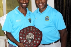 Winner - Eddie Wedderburn (left)