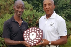 Winner - Eddie Wedderburn (left)